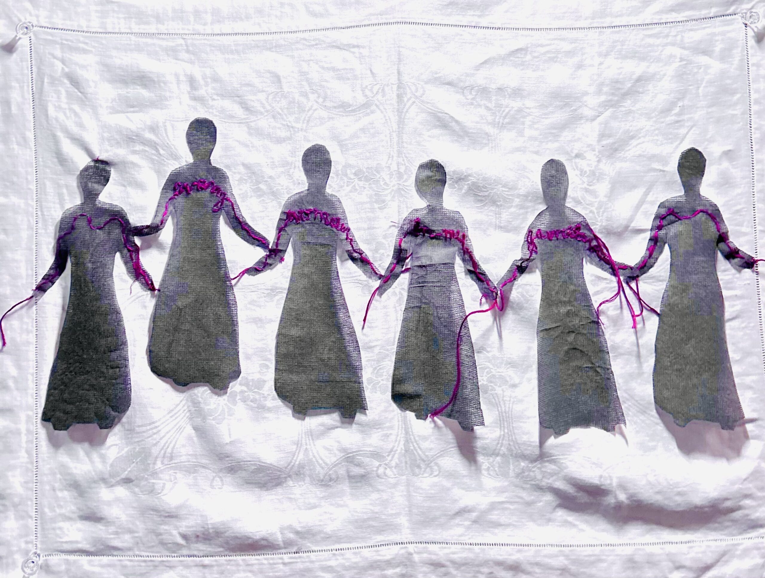 Every Woman in My Family, textile work by Meadow Jones.